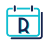 Rezrva Round Logo - White background