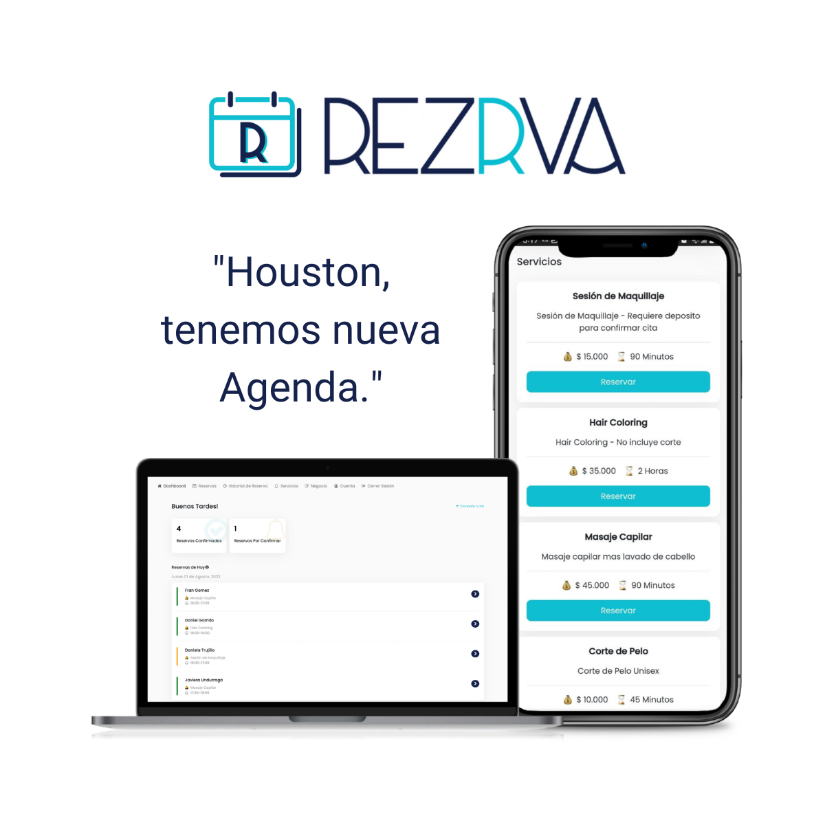 Tu nueva Agenda Virtual - Rezrva 2.0